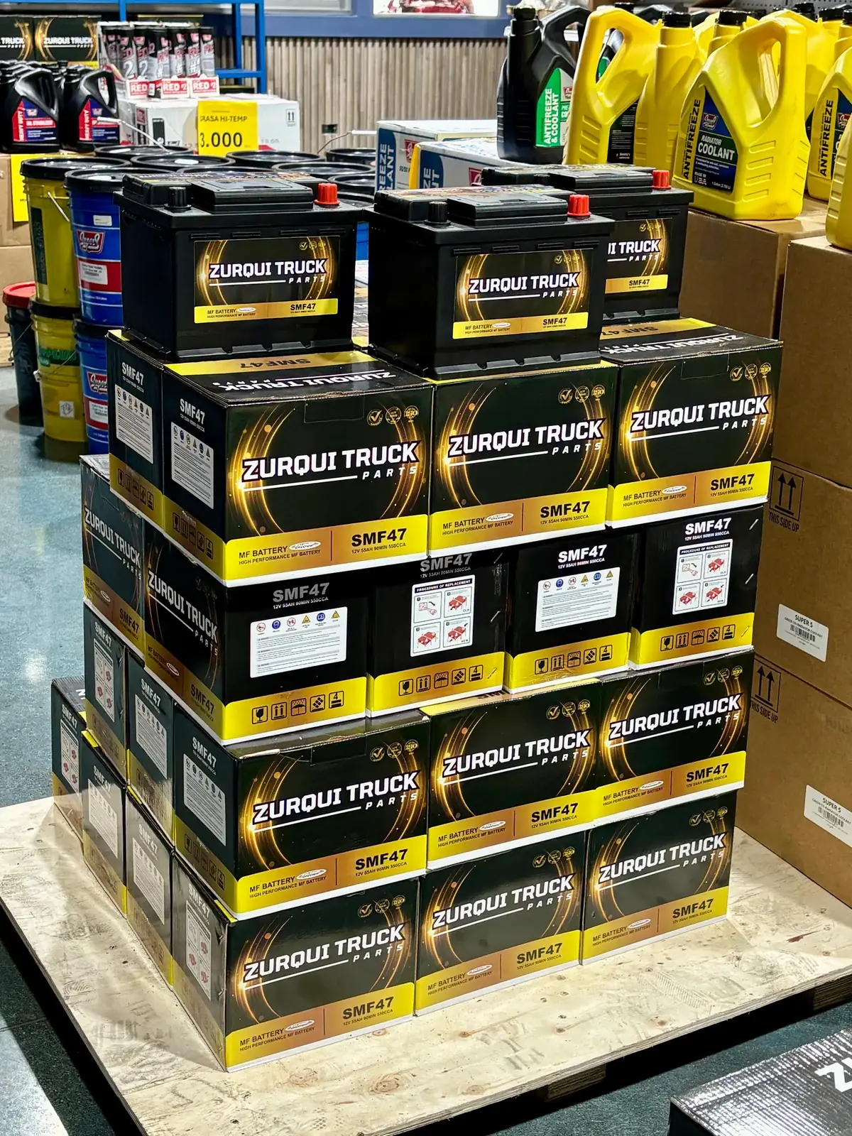 Baterías Zurqui Truck disponibles en sucursal Arcazul