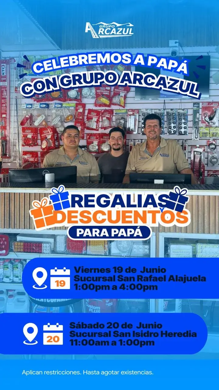 Promoción Día del Padre 2 en Grupo Arcazul