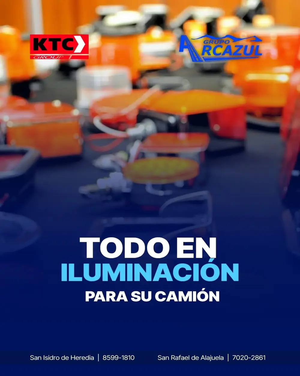 Todo en iluminación KTC para su camión en Grupo Arcazul