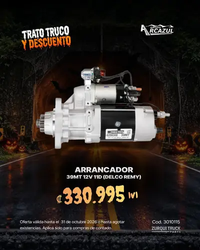 Arrancador 39MT 12V 11D Delco Remy