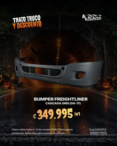 Bumper Freightliner Cascadia gris 08-17