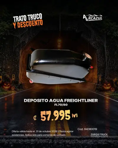 Depósito de agua Freightliner FL70/80