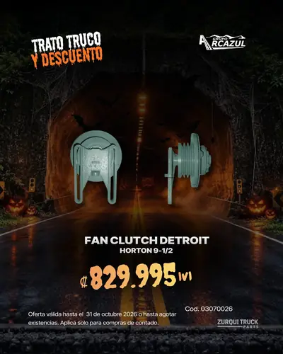 Fan clutch Detroit Horton 9-1/2