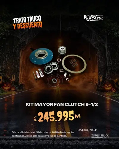 Kit mayor fan clutch 9-1/2