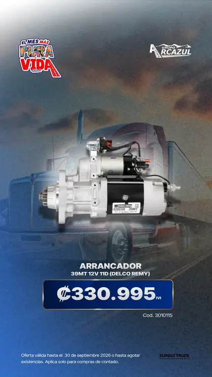 Arrancador 39MT 12V 11D Delco Remy