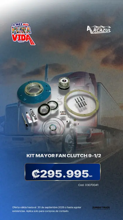 Kit mayor fan clutch 9-1/2