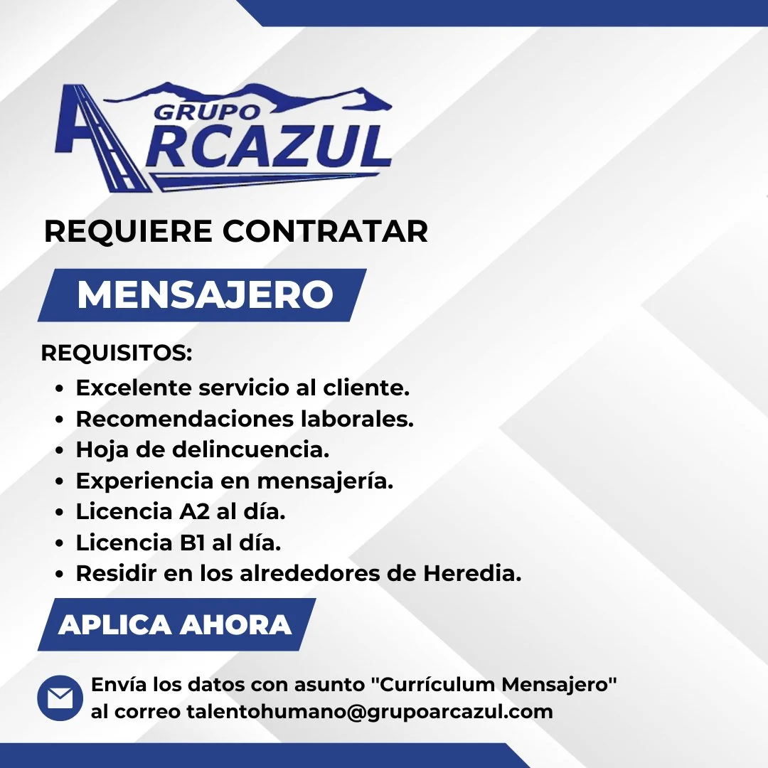 Puesto de Mensajero en San Isidro de Heredia